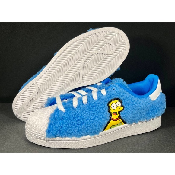 ADIDAS SIMPSONS X SUPERSTAR BIG KID 'MARGE SIMPSON' GS SIZE 6Y WOMENS 7.5 DS NWT - Picture 1 of 6